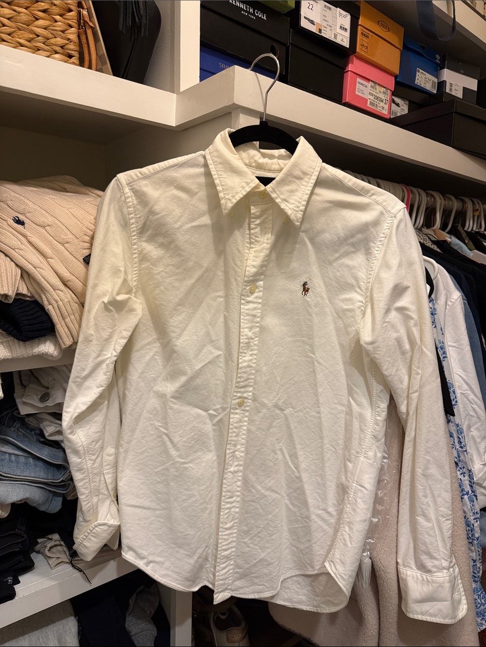 Polo by Ralph Lauren white Button-Down Oxford Shirt